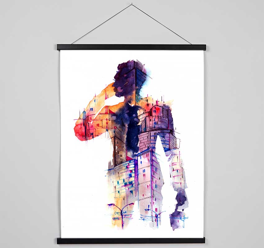 Man Of The City Hanging Poster - Wallart-Direct UK