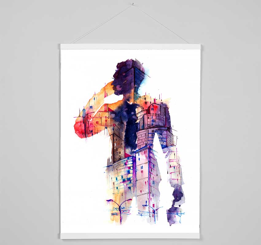 Man Of The City Hanging Poster - Wallart-Direct UK