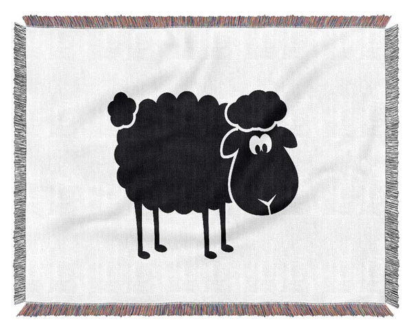 Black Sheep Woven Blanket