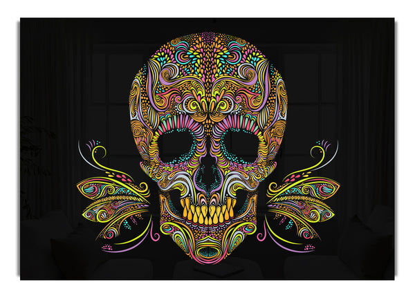 Colourful Mexican Skull