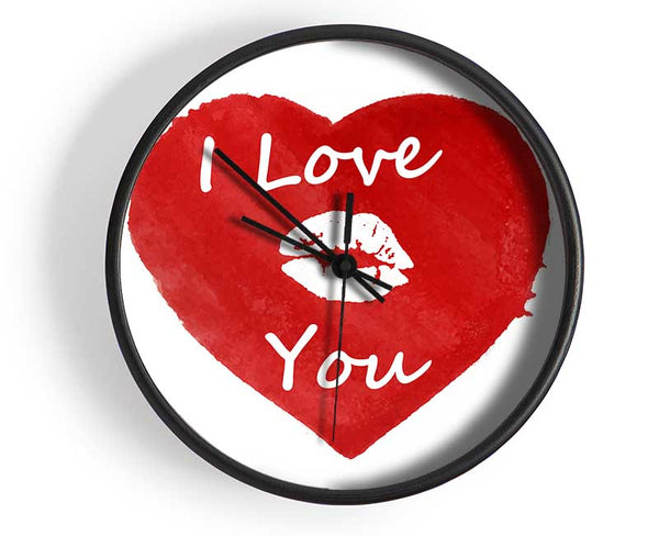 I Love You 2 Clock - Wallart-Direct UK