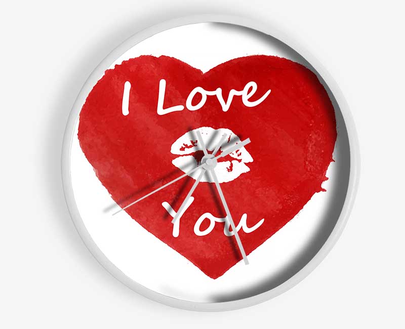 I Love You 2 Clock - Wallart-Direct UK