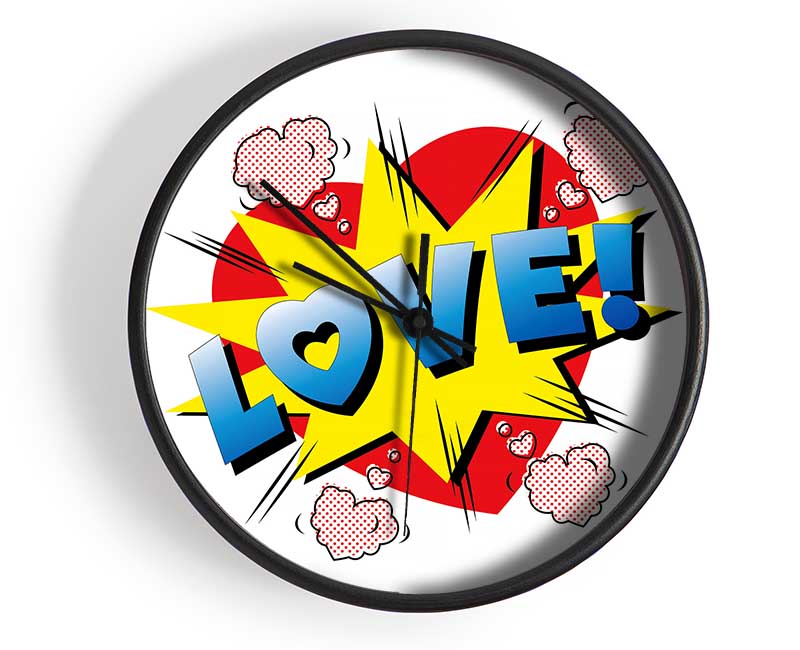 Love Punch Clock - Wallart-Direct UK