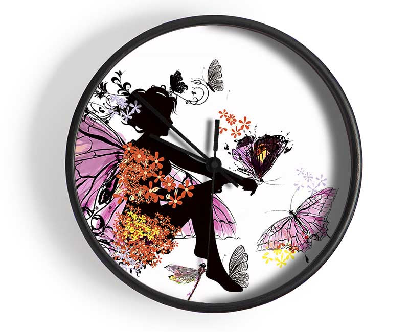 Pixie Garden Clock - Wallart-Direct UK