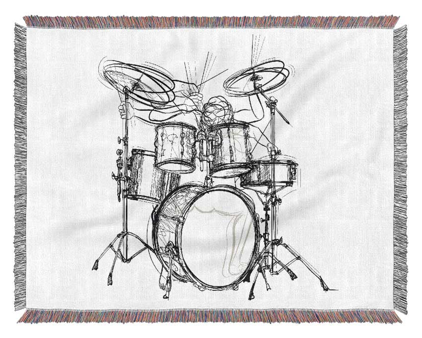 Drummer Moves Woven Blanket