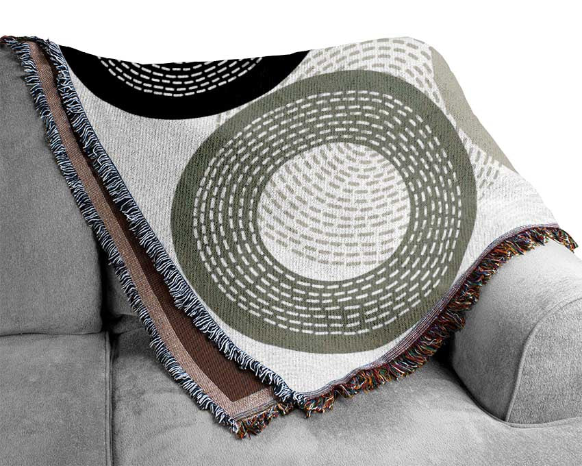 Crop Circles Woven Blanket