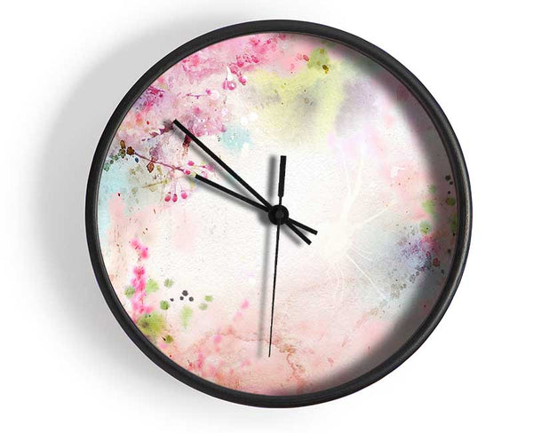 Pink Dream Clock - Wallart-Direct UK