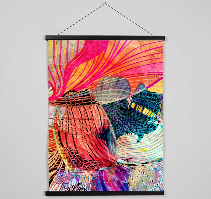 Patterns Of Time 1 Hanging Poster - Wallart-Direct UK