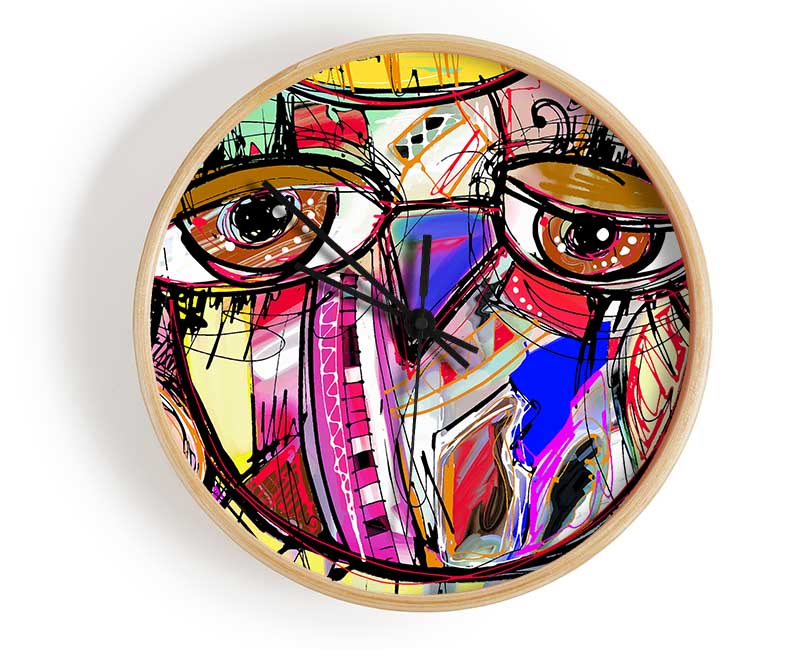 Owl Trip Clock - Wallart-Direct UK