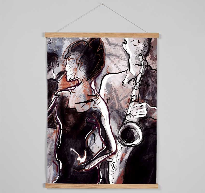 Playing The Blues 4 Hanging Poster - Wallart-Direct UK