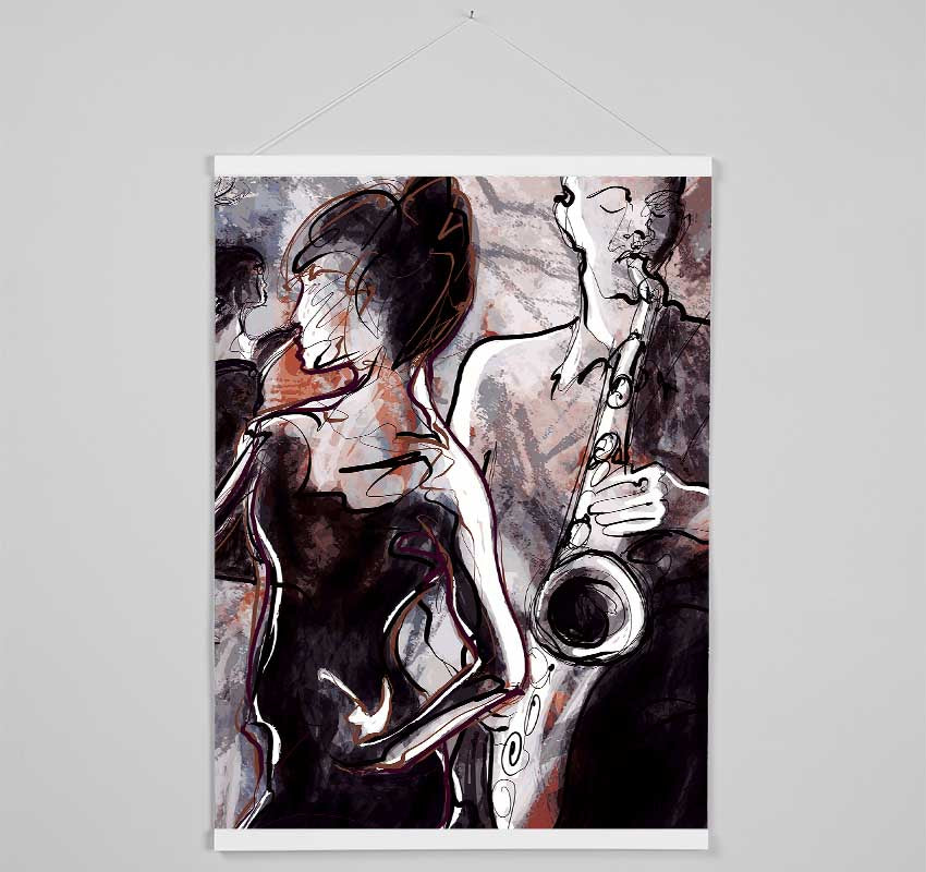 Playing The Blues 4 Hanging Poster - Wallart-Direct UK