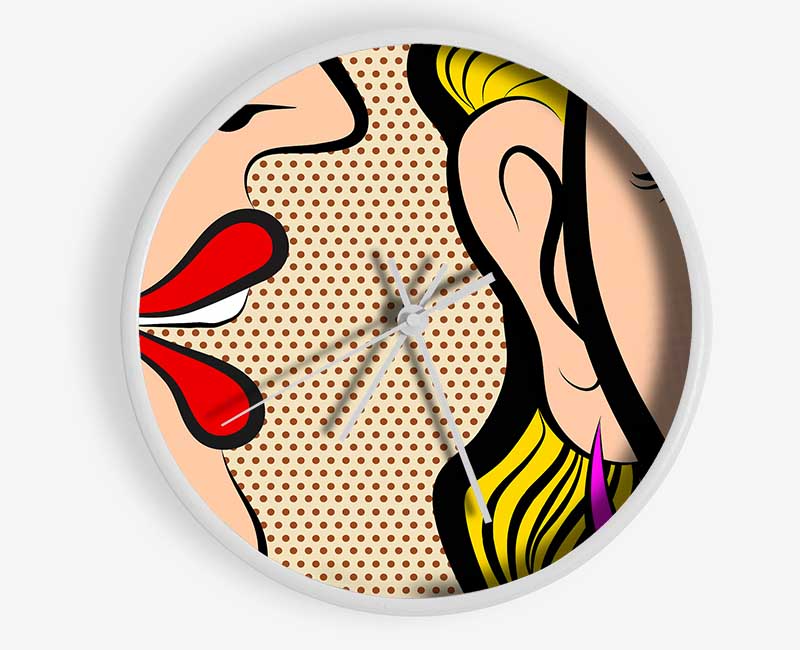 Heres Talking To You Clock - Wallart-Direct UK