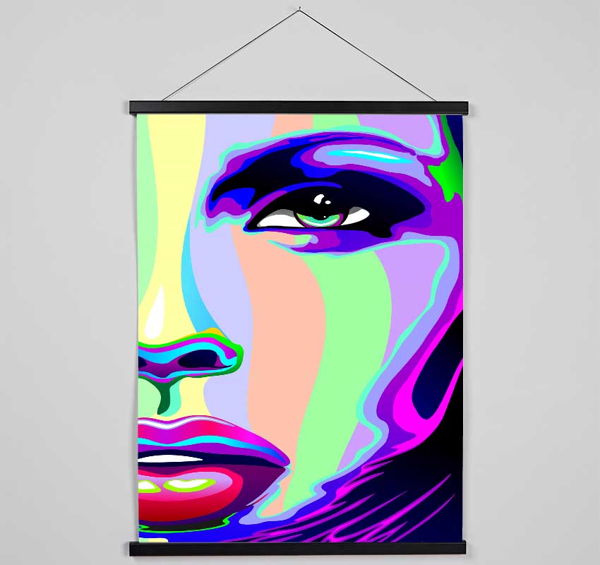 Futuristic Woman Hanging Poster - Wallart-Direct UK