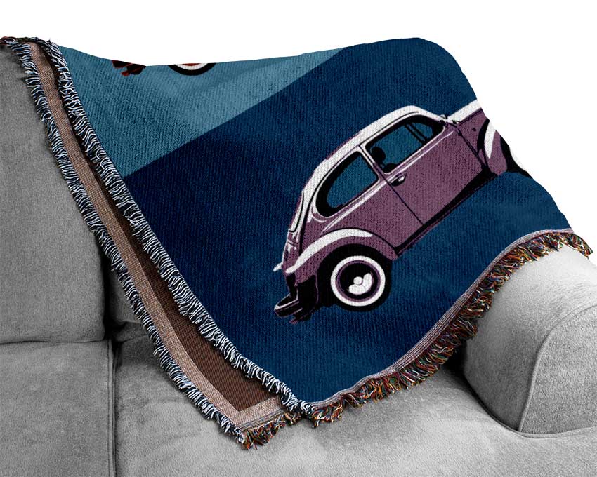 Beetle Pop Art Woven Blanket