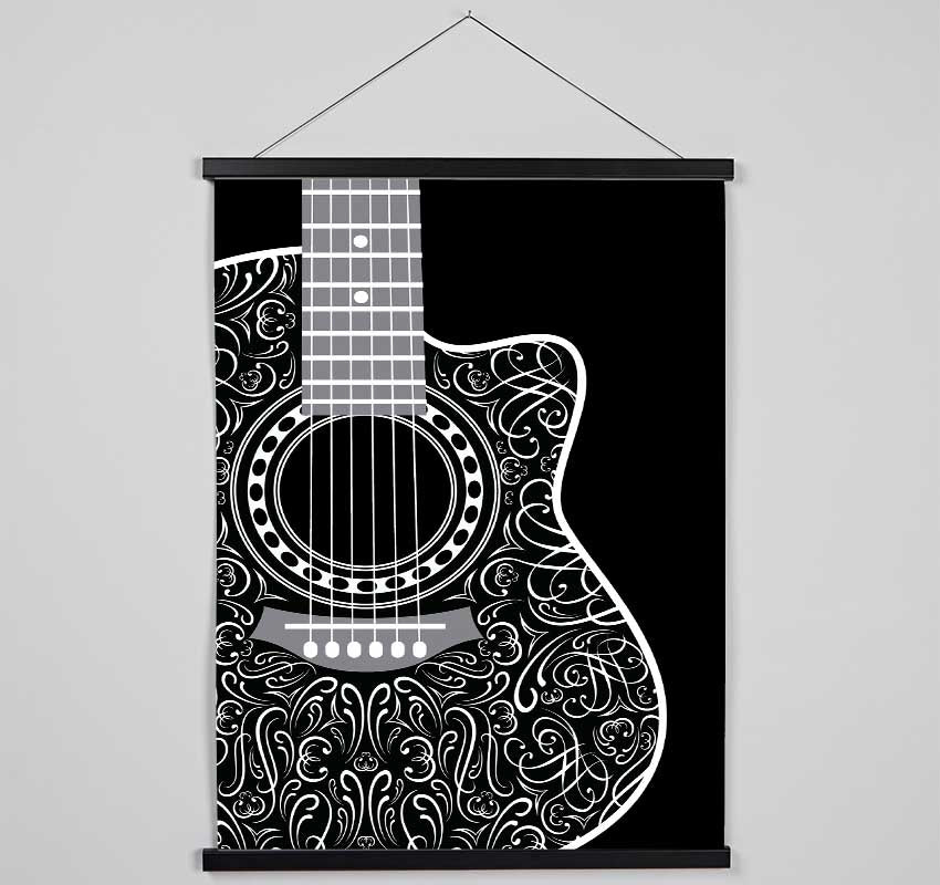 Beautiful Acoustic Guitar Hanging Poster - Wallart-Direct UK