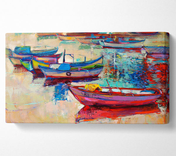 Colourful Boats On The Water