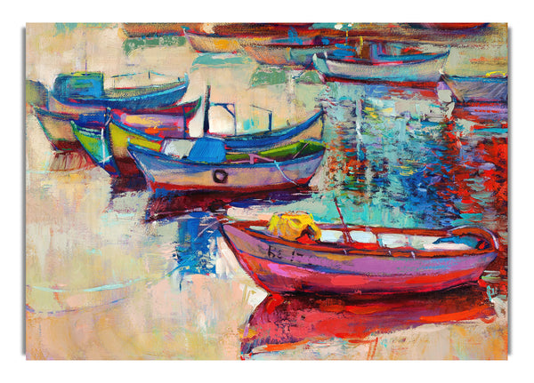 Colourful Boats On The Water