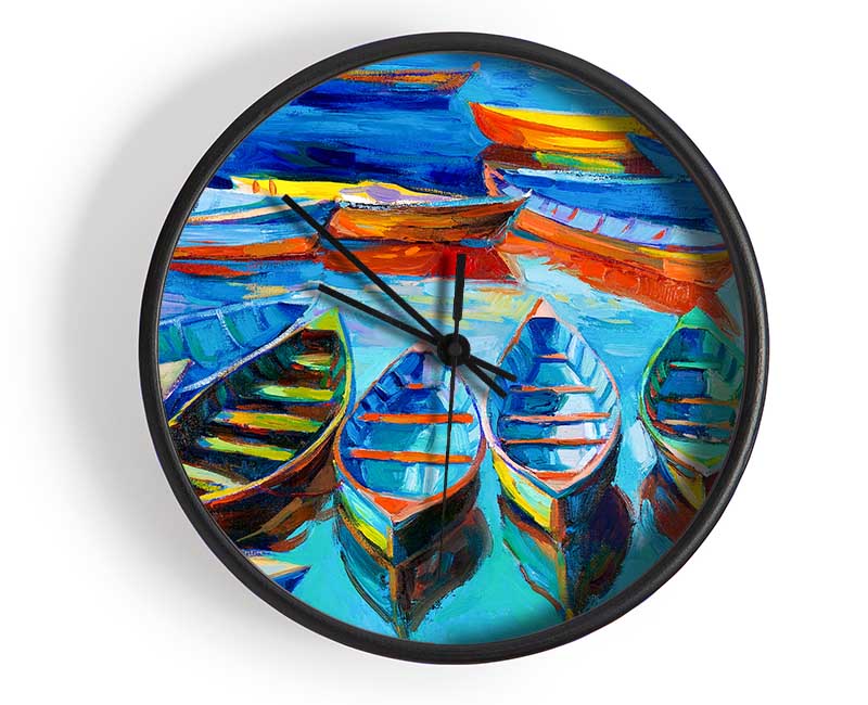 Sailboat Waters Clock - Wallart-Direct UK