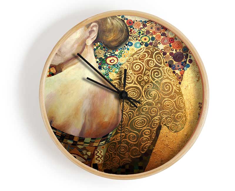 Klimt Golden Clock - Wallart-Direct UK