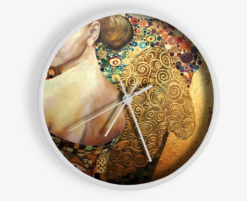 Klimt Golden Clock - Wallart-Direct UK