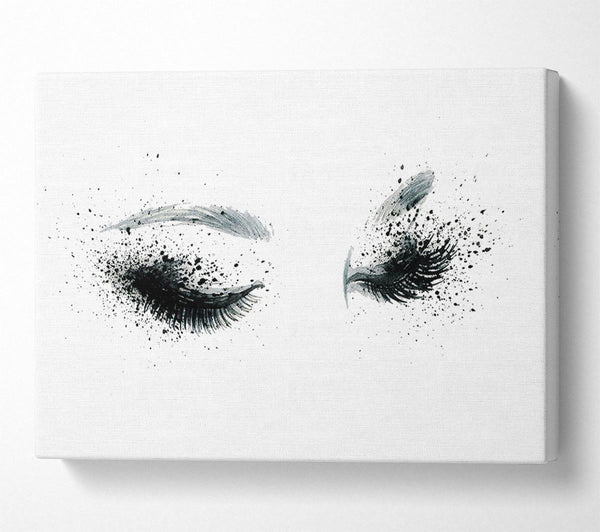 Picture of Eyes That Flutter Canvas Print Wall Art