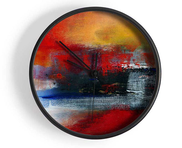 Ocean Shoreline Clock - Wallart-Direct UK