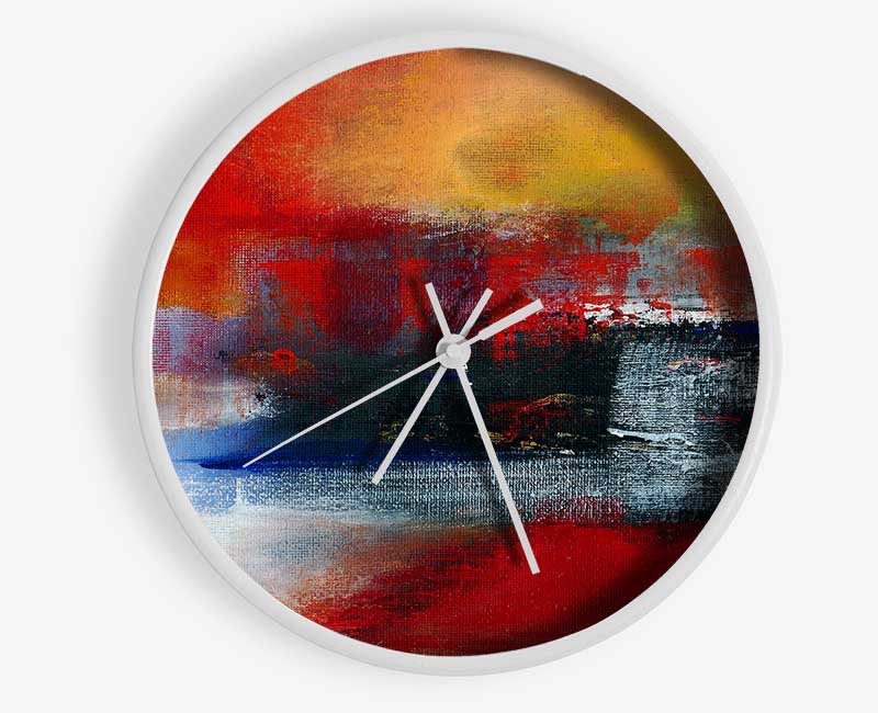 Ocean Shoreline Clock - Wallart-Direct UK