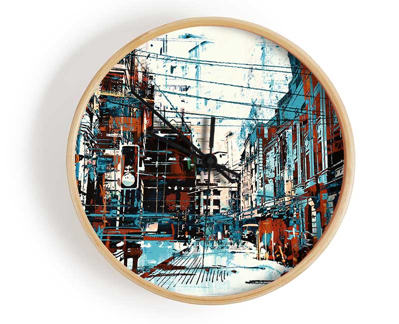 Chocolate City Blues 2 Clock - Wallart-Direct UK