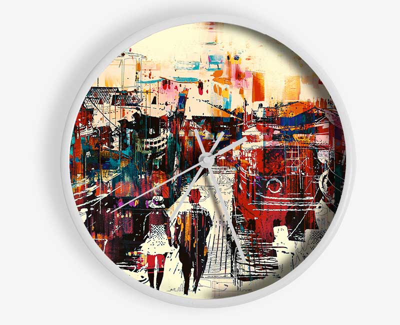 Adventure In The City Clock - Wallart-Direct UK