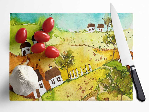 Countryside Living Glass Chopping Board