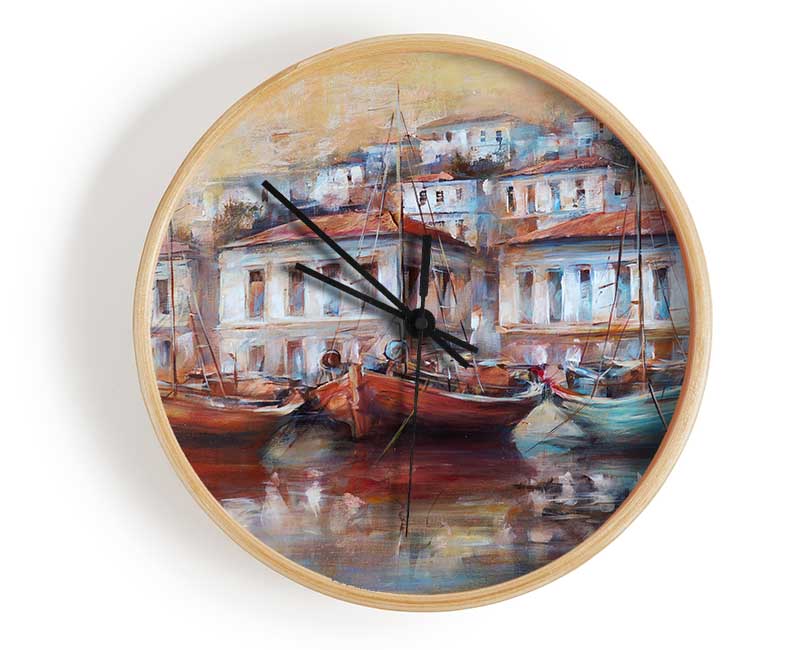 Venice Gondola 1 Clock - Wallart-Direct UK