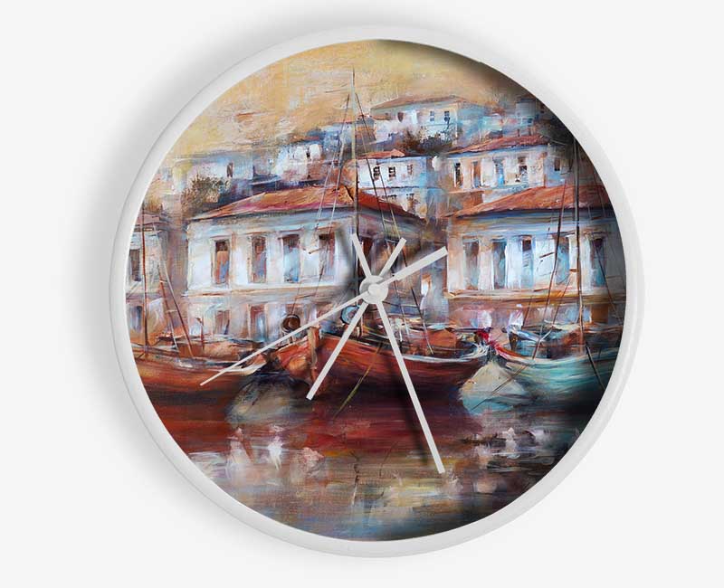 Venice Gondola 1 Clock - Wallart-Direct UK