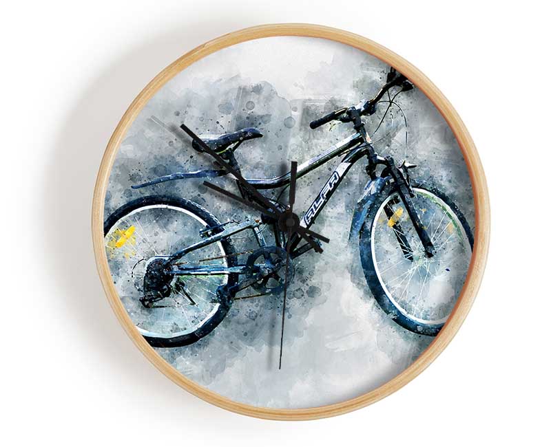 Mountain Bike ready Clock - Wallart-Direct UK