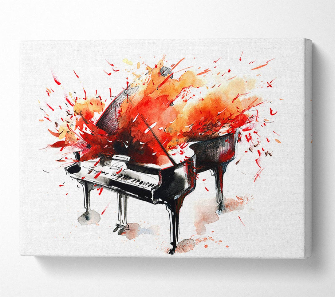 Picture of Piano Blast Canvas Print Wall Art