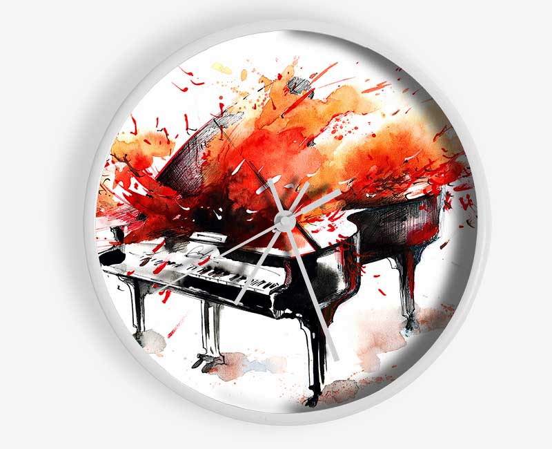 Piano Blast Clock - Wallart-Direct UK