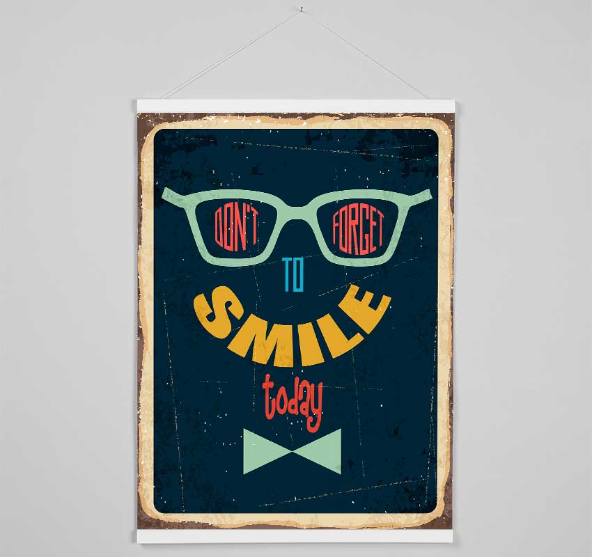 Don't Forget To Smile Hanging Poster - Wallart-Direct UK