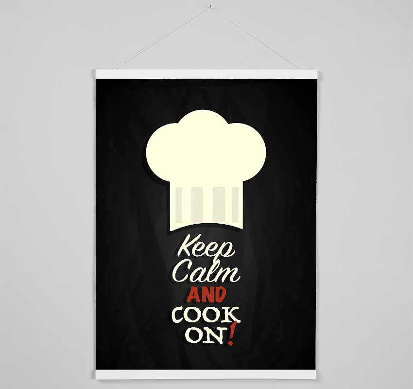 Keep Calm And Cook On Hanging Poster - Wallart-Direct UK