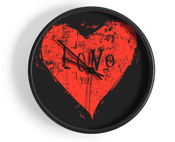 Love You 2 Clock - Wallart-Direct UK