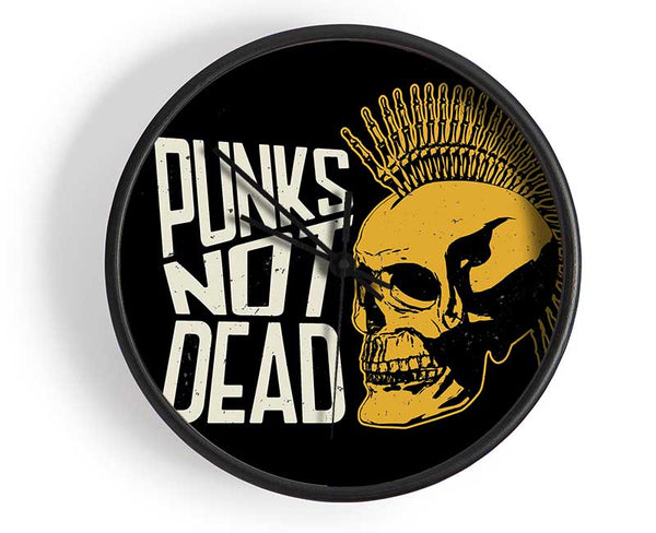 Punks Not Dead 1 Clock - Wallart-Direct UK