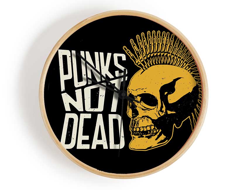 Punks Not Dead 1 Clock - Wallart-Direct UK