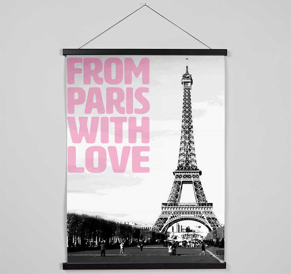 From Paris With Love Hanging Poster - Wallart-Direct UK