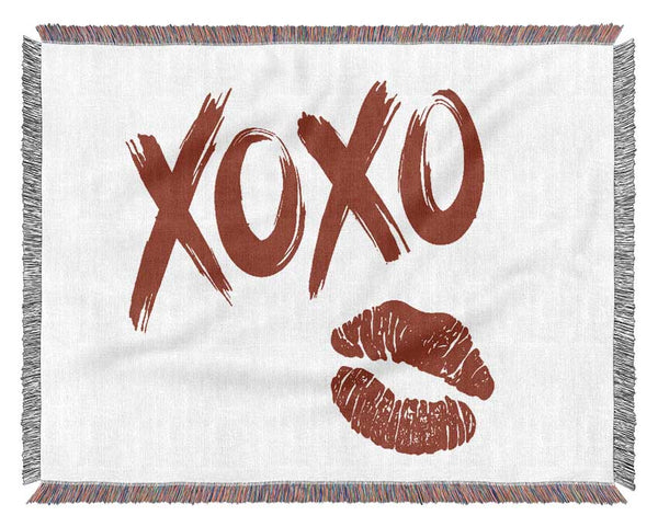 Kiss Hug Kiss Hug Woven Blanket