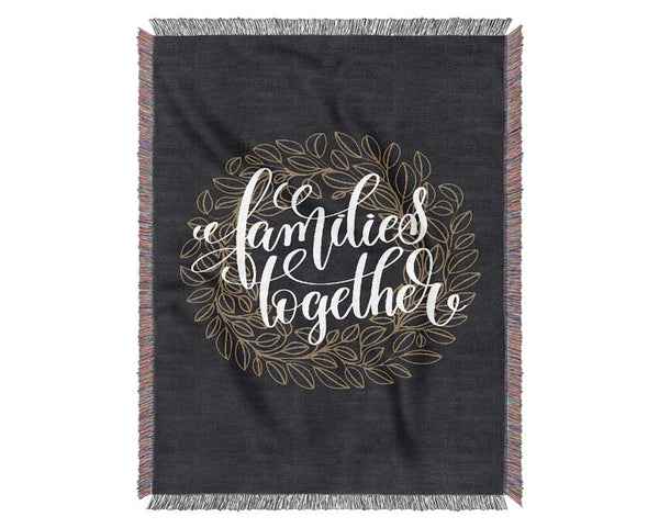 Families Together Woven Blanket