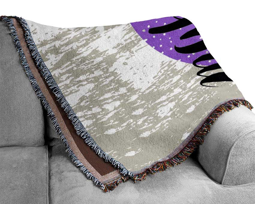 Make Love Not War Woven Blanket