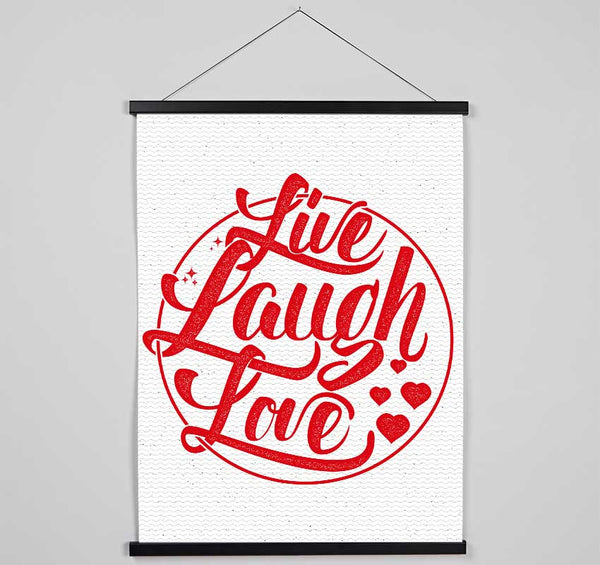 Live Laugh Love 1 Hanging Poster - Wallart-Direct UK