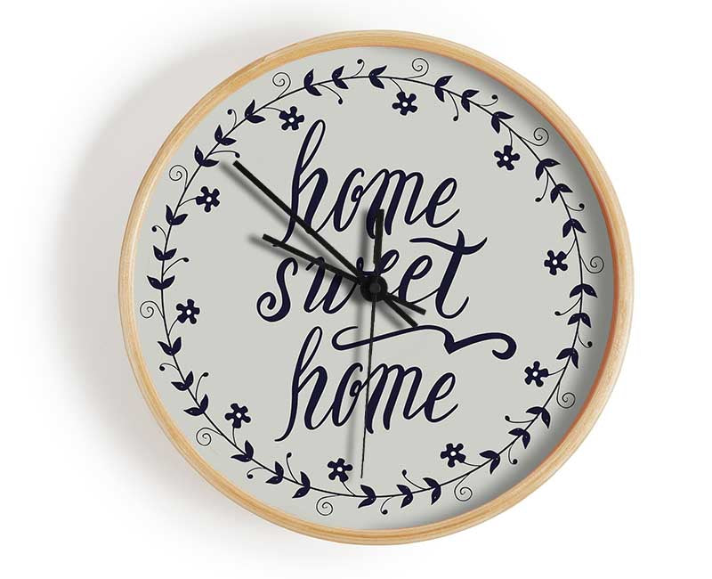 Home Sweet Home 4 Clock - Wallart-Direct UK