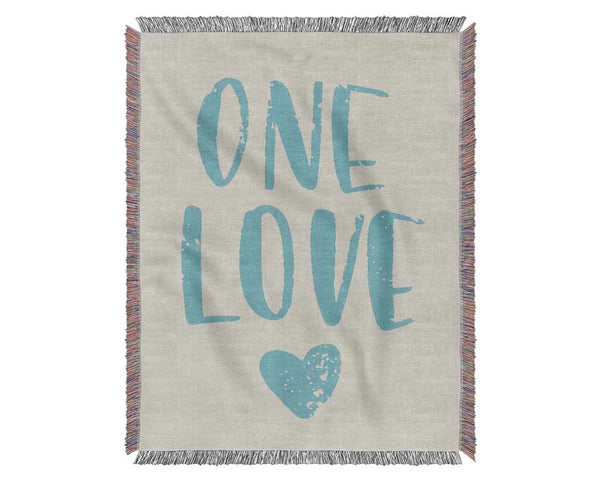 One Love Woven Blanket