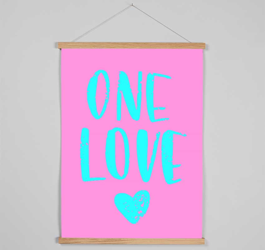 One Love Hanging Poster - Wallart-Direct UK