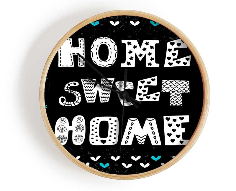 Home Sweet Home 2 Clock - Wallart-Direct UK