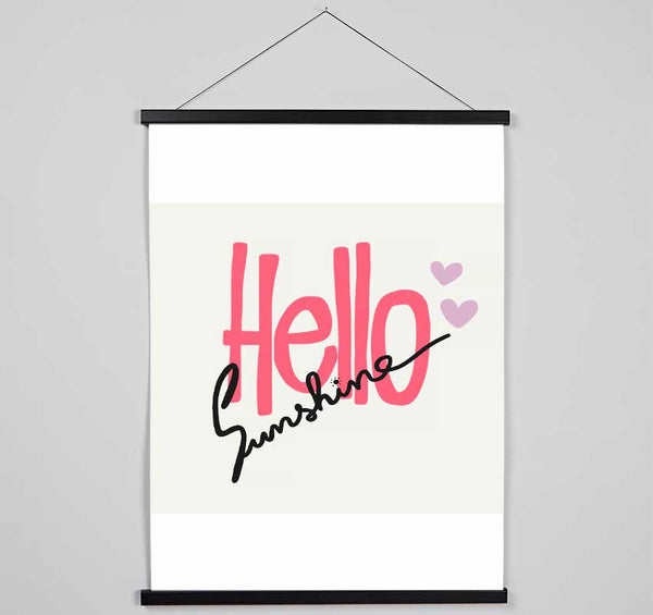 Hello Sunshine 1 Hanging Poster - Wallart-Direct UK